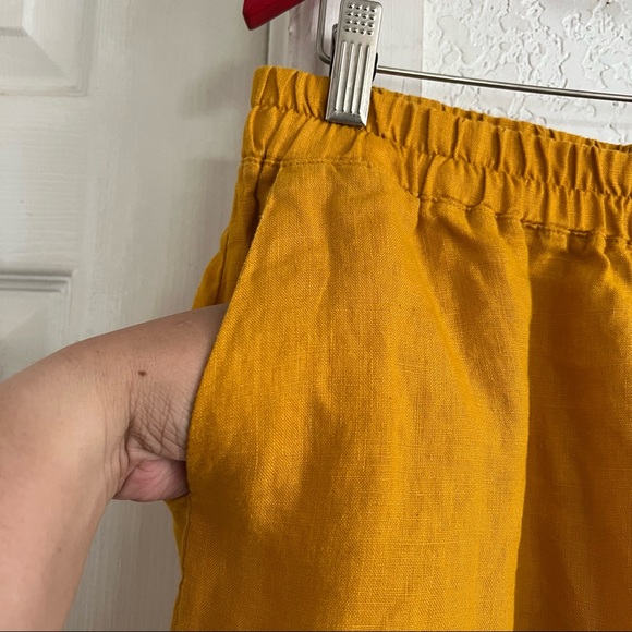 Amour Vert Salice Linen Pants Size XL - Picture 7 of 9